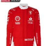 2023 Charles Leclerc Las Vegas GP Ferrari F1 Race Suit Replica