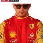 2023 Charles Leclerc Monza GP Ferrari F1 Race Replica Suit