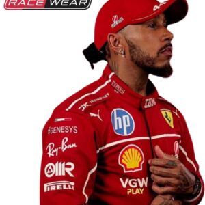 2025 Lewis Hamilton Ferrari F1 Replica Race Suit