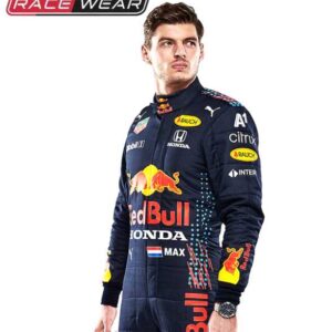 2021 Max Verstappen Red Bull Honda F1 Suit Replica 