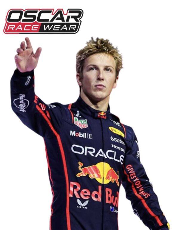 2025 RED BULL LIAM LAWSON F1 RACE SUIT REPLICA - Image 3